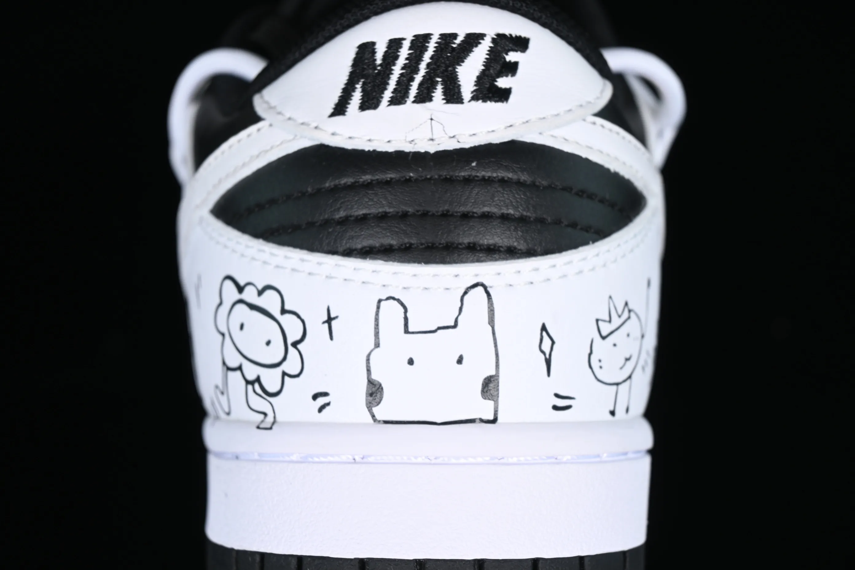 All categories Nk SB Dunk series Nk SB Dunk Low low-top sneakers Nk Dunk Low Reverse Panda-Little Monster SB strap low-top casual sneakers DD1391-100